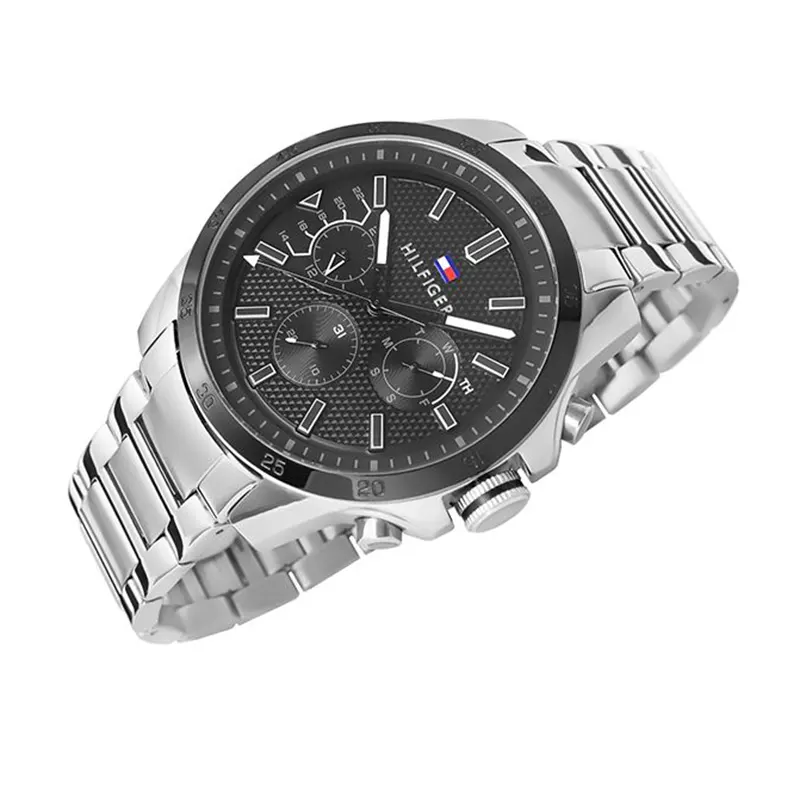 Tommy Hilfiger Decker Quartz Black Dial Men's Watch- 1791564